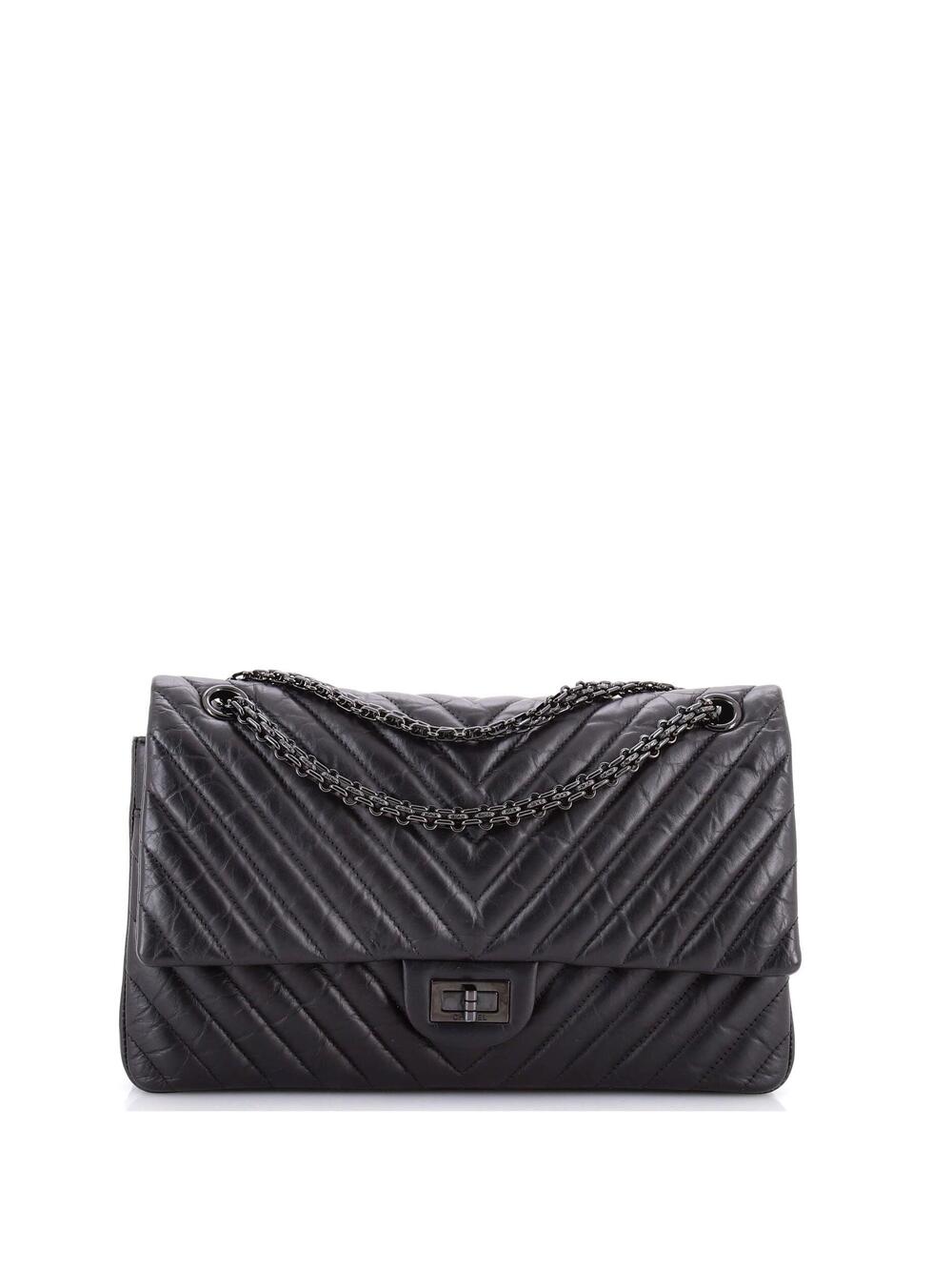Chanel So Black Reissue 2.55 Flap Bag #308175C47B